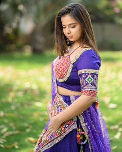Women\'s Traditional Flared Lehenga Choli with Dupatta