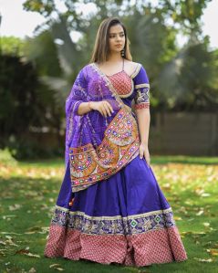 Women\'s Traditional Flared Lehenga Choli with Dupatta