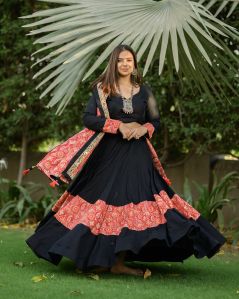 Women\'s Vibrant Ethnic Mirror Work Chaniya Choli