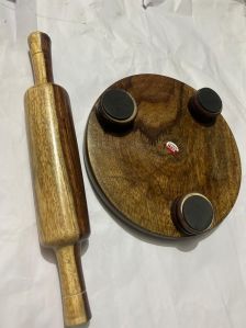 Wooden Chakla Belan Set