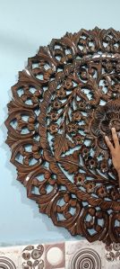 Round Wooden Wall Panel
