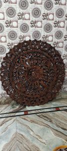 Round Wooden Wall Panel