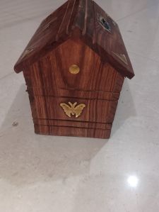 Handmade Wooden Money Box