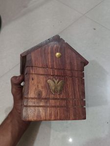 Handmade Wooden Money Box