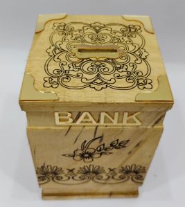 Wooden Coin Box