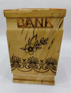 Wooden Coin Box