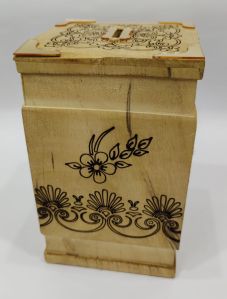 Wooden Coin Box