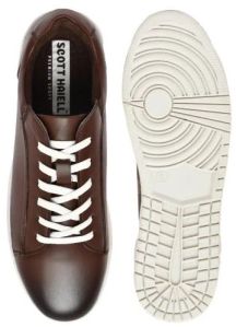 Mens SE1017 Dark Brown Synthetic Casual Shoes