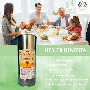 100% Natural Dry Cold Pressed Safflower Oil