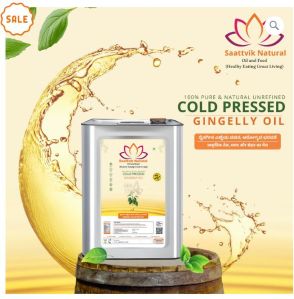 Transfat Free Dry Cold Pressed Sesame Gingelly Oil