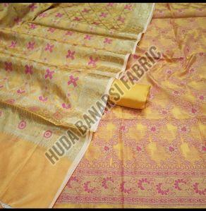 Ladies Banarasi Meenakari Tilfi Silk Suit