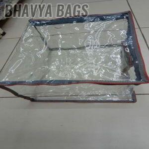 PVC Saree Zipper Cover Bag