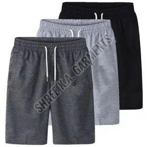 Mens Multicolor Cotton Shorts