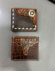 Leather Western Wallet