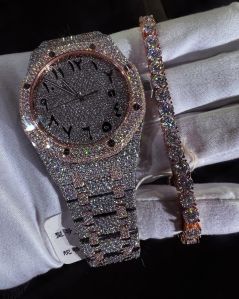 Fully Iced Woman’s Watch