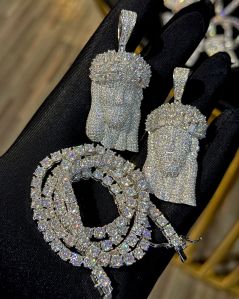 925 Silver Jesus Pendant