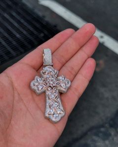 Sterling Silver Women Silver Pendant