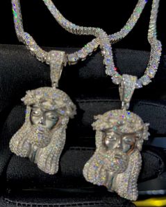 Sterling Silver Jesus Pendant
