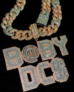 Boby DC8 Hip Hop Moisanite Iced Out Pendant