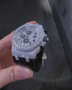 Diamond Moissanite Man’s Watch