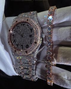 Fully Iced Woman’s Watch
