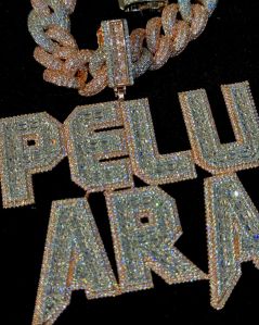 Moissanite Diamond Hiop Hop Rapper Style Pendant