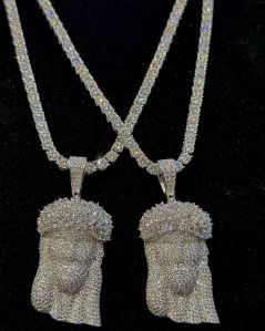 925 Silver Jesus Pendant
