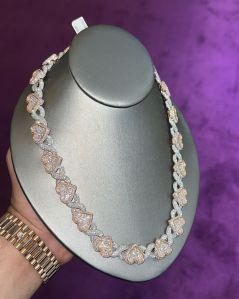 Vvs Diamond Moissanite Heart Shape Necklace