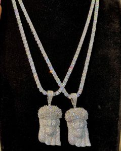 925 Silver Jesus Pendant