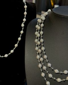 Iced Out Sterling Silver Necklace