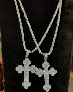 Iced Out Cross Necklace