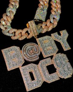 Boby DC8 Hip Hop Moisanite Iced Out Pendant