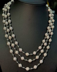 Iced Out Sterling Silver Necklace