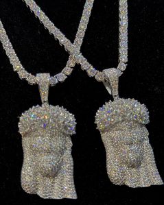 925 Silver Jesus Pendant