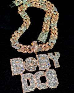 Boby DC8 Hip Hop Moisanite Iced Out Pendant