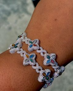 Moisanite Iced Out Women Bracelets