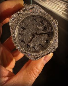 Radiant Quartz Moissanite Watch