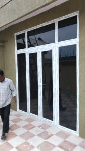 Frosted Glass UPVC French Double Door