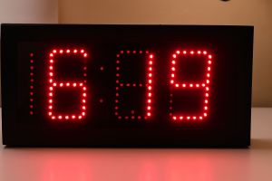 Digital Clock Red (12\