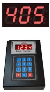 Token Number Display Board