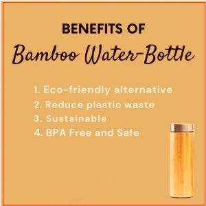 Natural Bamboo Water Bottle