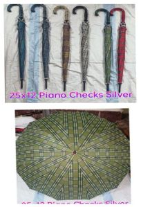 27x12 Checks Umbrella