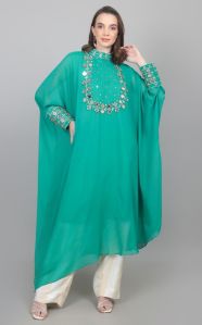 Women Ggt. Party Wear Kaftan with Pant