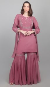 Women Party Wear Sharara Suit Set
