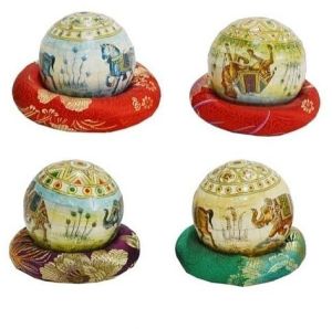 Handpainted Bone Inlay Decorative Balls