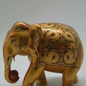 Royal Wooden Elephant Statue