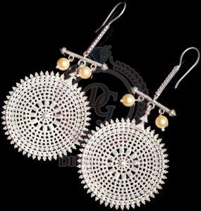 DG 0003 Women Silver Earring