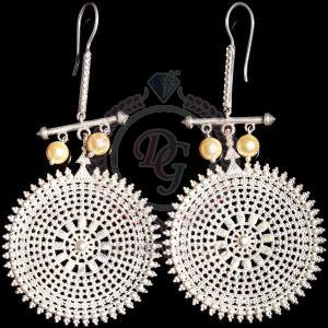 DG 0003 Women Silver Earring