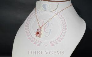 DG 0012 Teddy Bear Women Gold Pendant