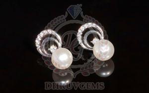DG 0015 Women Silver Earring
